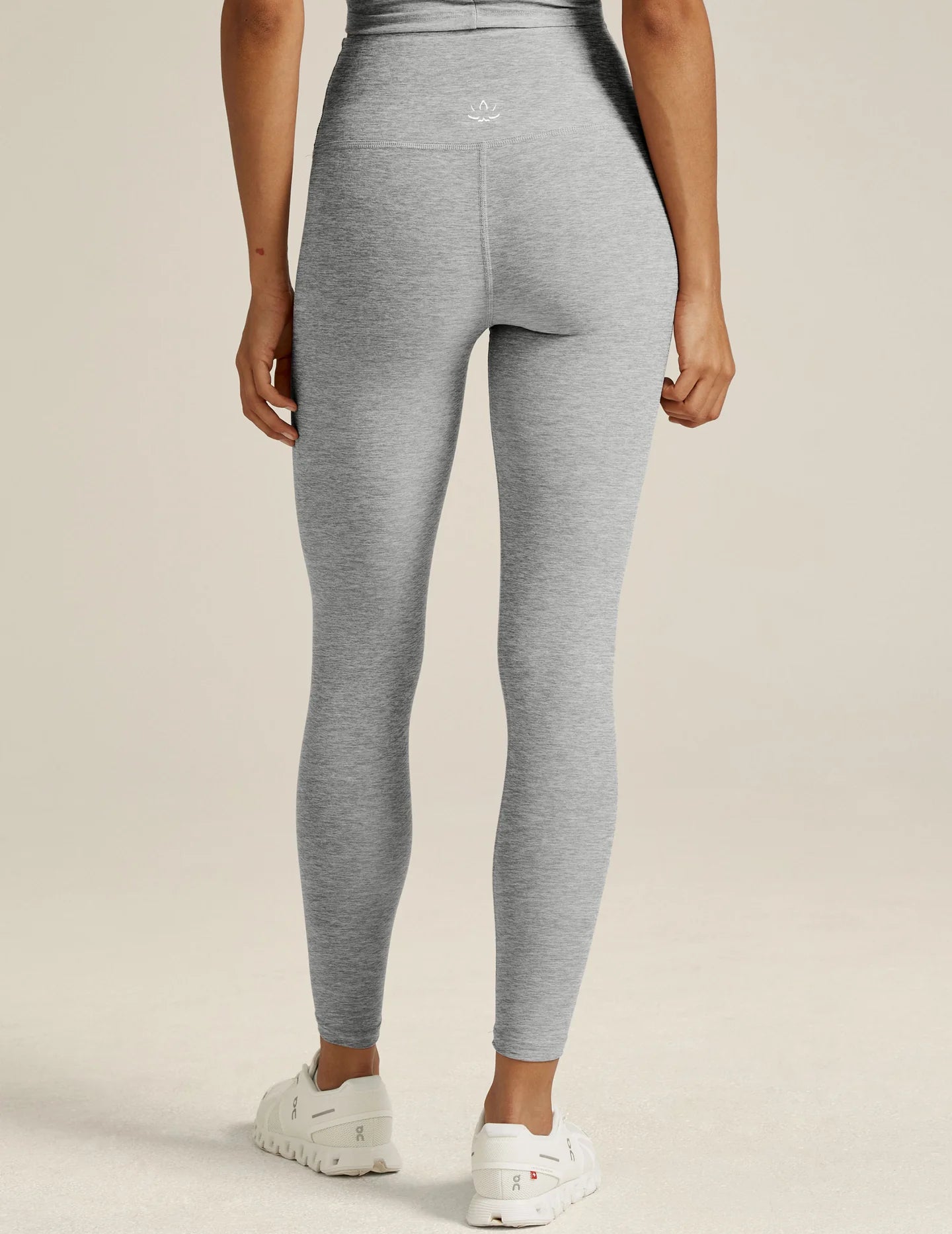 SPACEDYE CAUGHT IN THE MIDI LEGGING silver mist