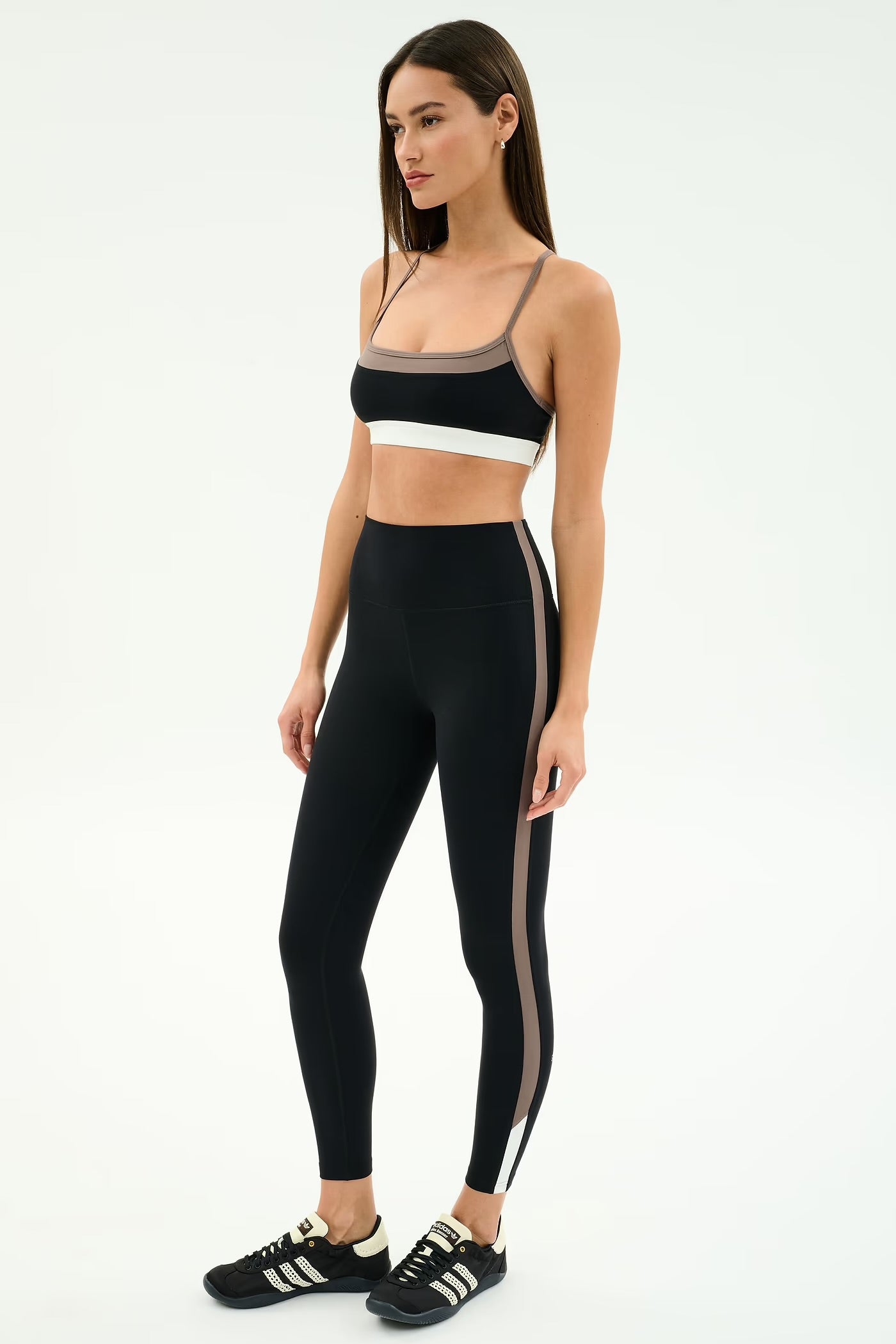 LAYLA 7/8 LEGGING black & lentil