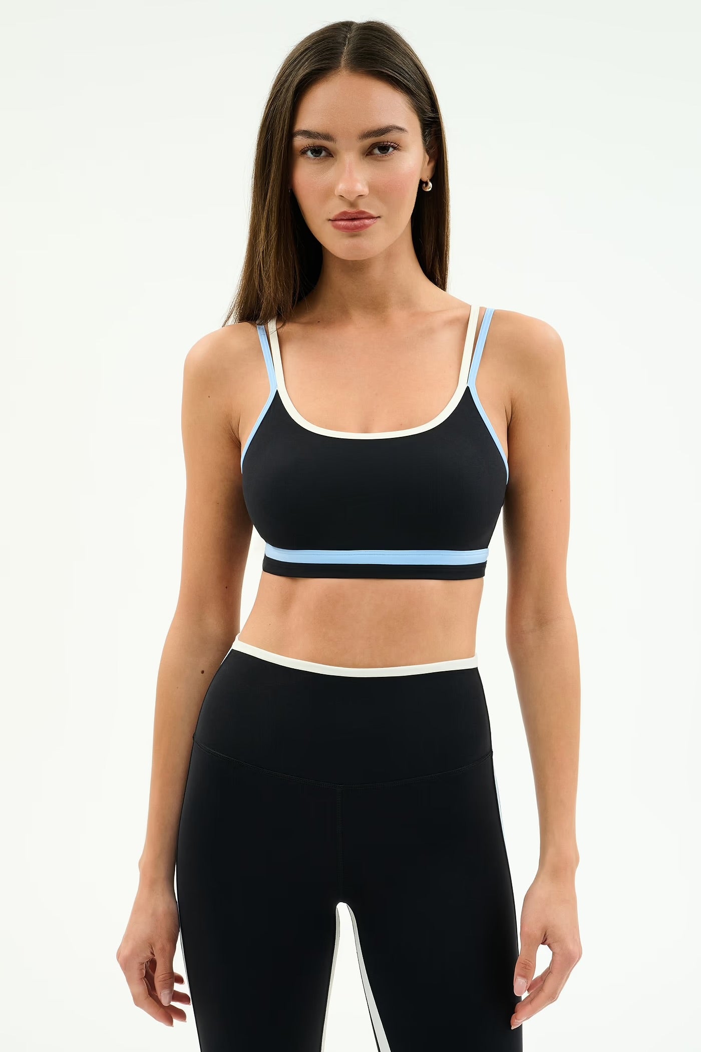 EVA SPORTS BRA black & skylight