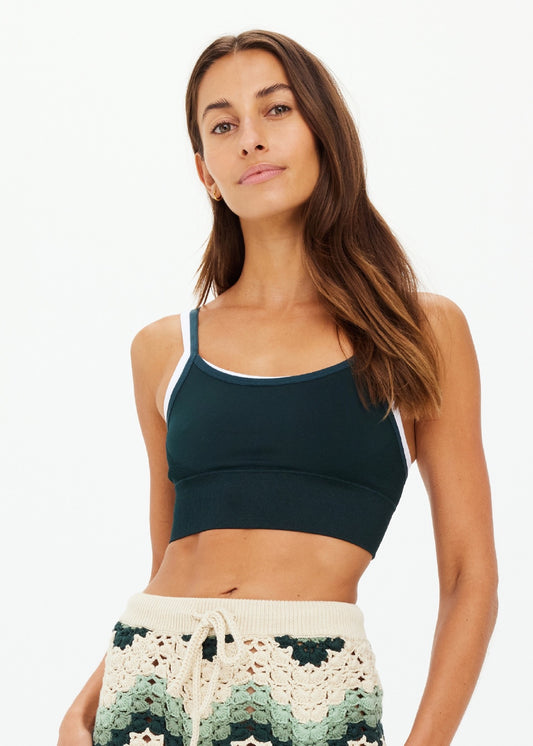 FORM SEAMLESS MADDIE BRA racing green