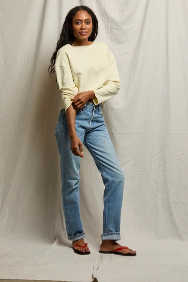 BRIANA LONG SLEEVE custard