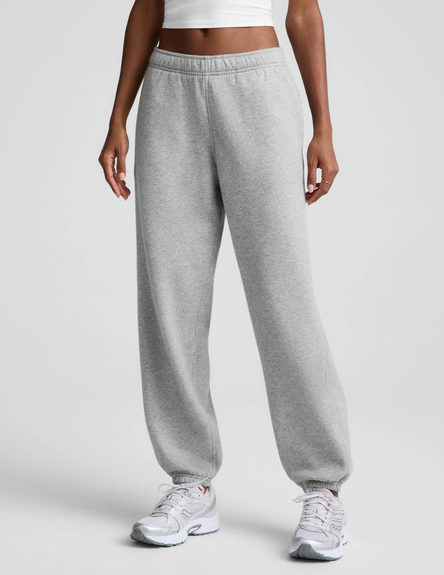 LUXEFLEECE JOGGER heather grey