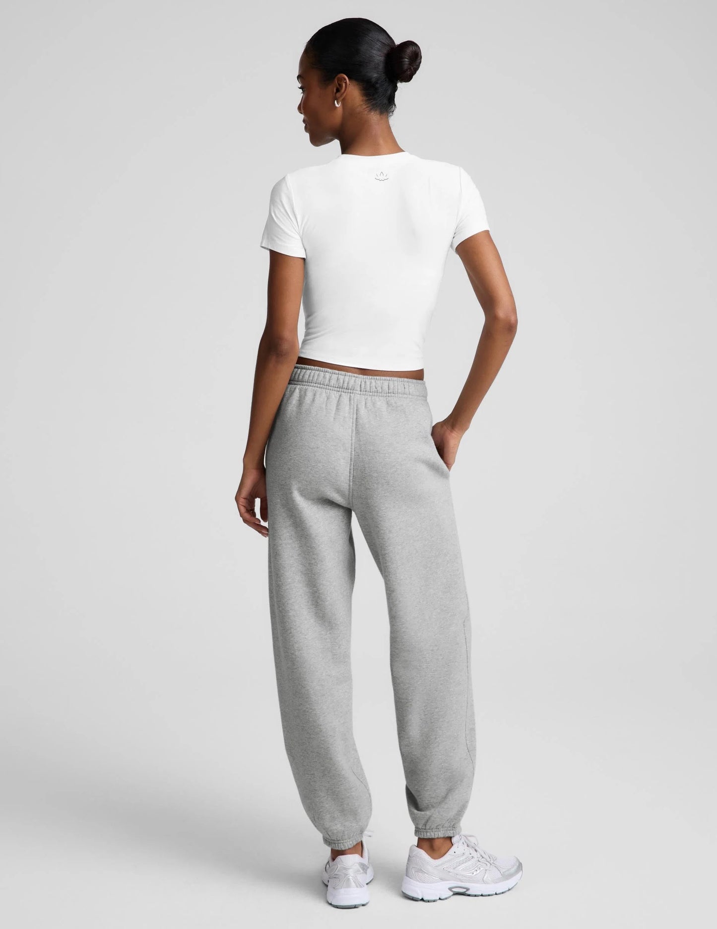 LUXEFLEECE JOGGER heather grey