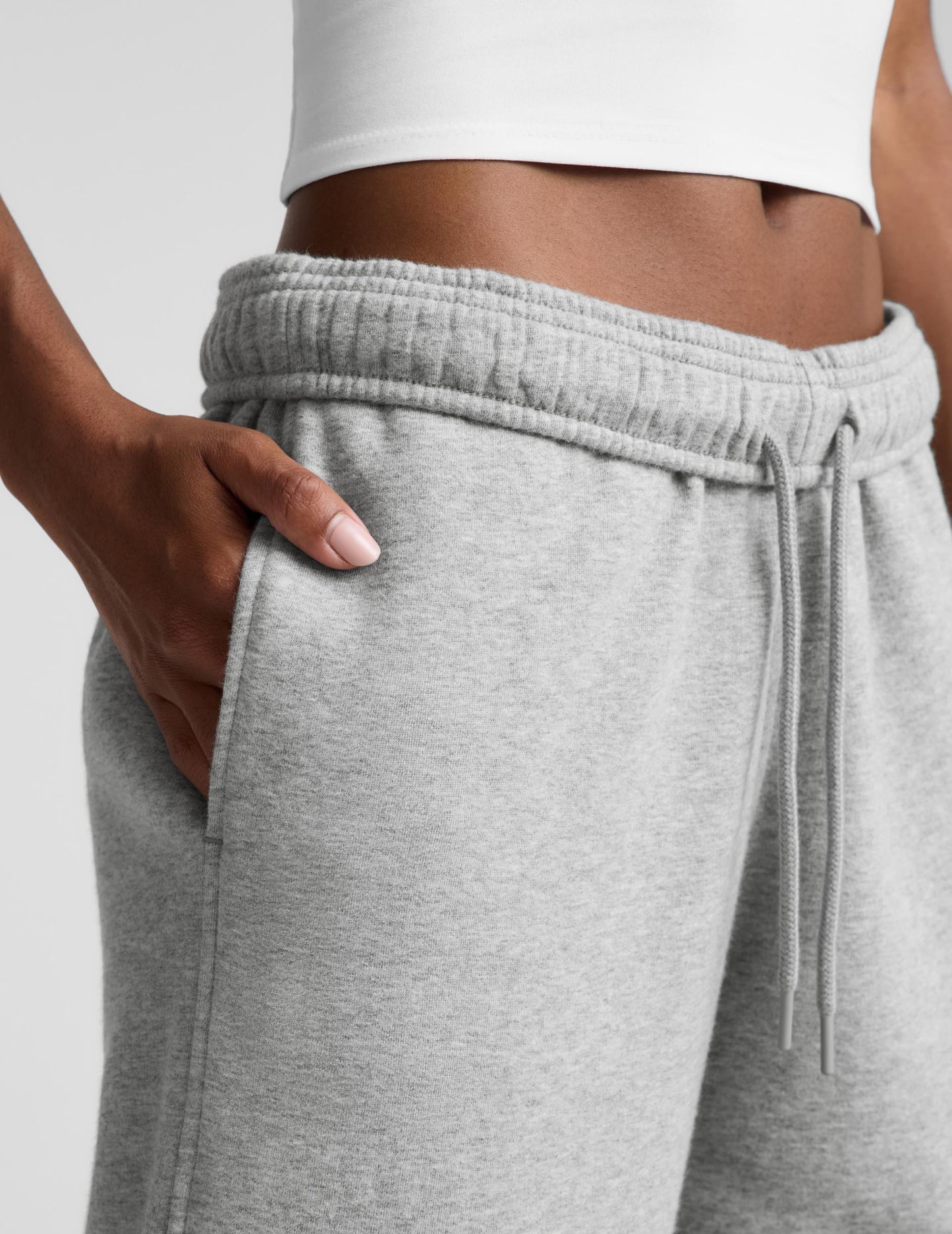 LUXEFLEECE JOGGER heather grey