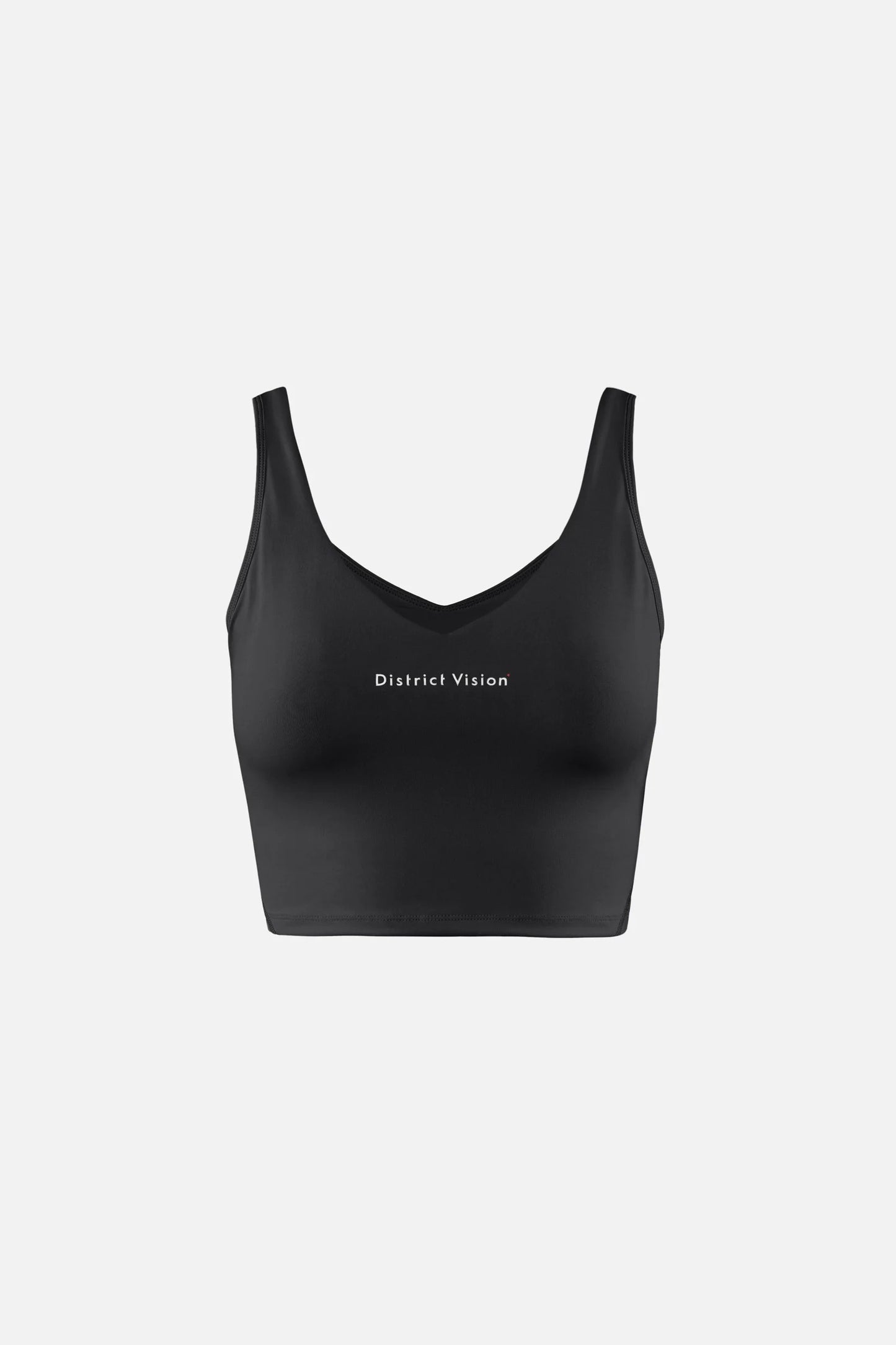 TWIN LAYER LONG LINE BRA black