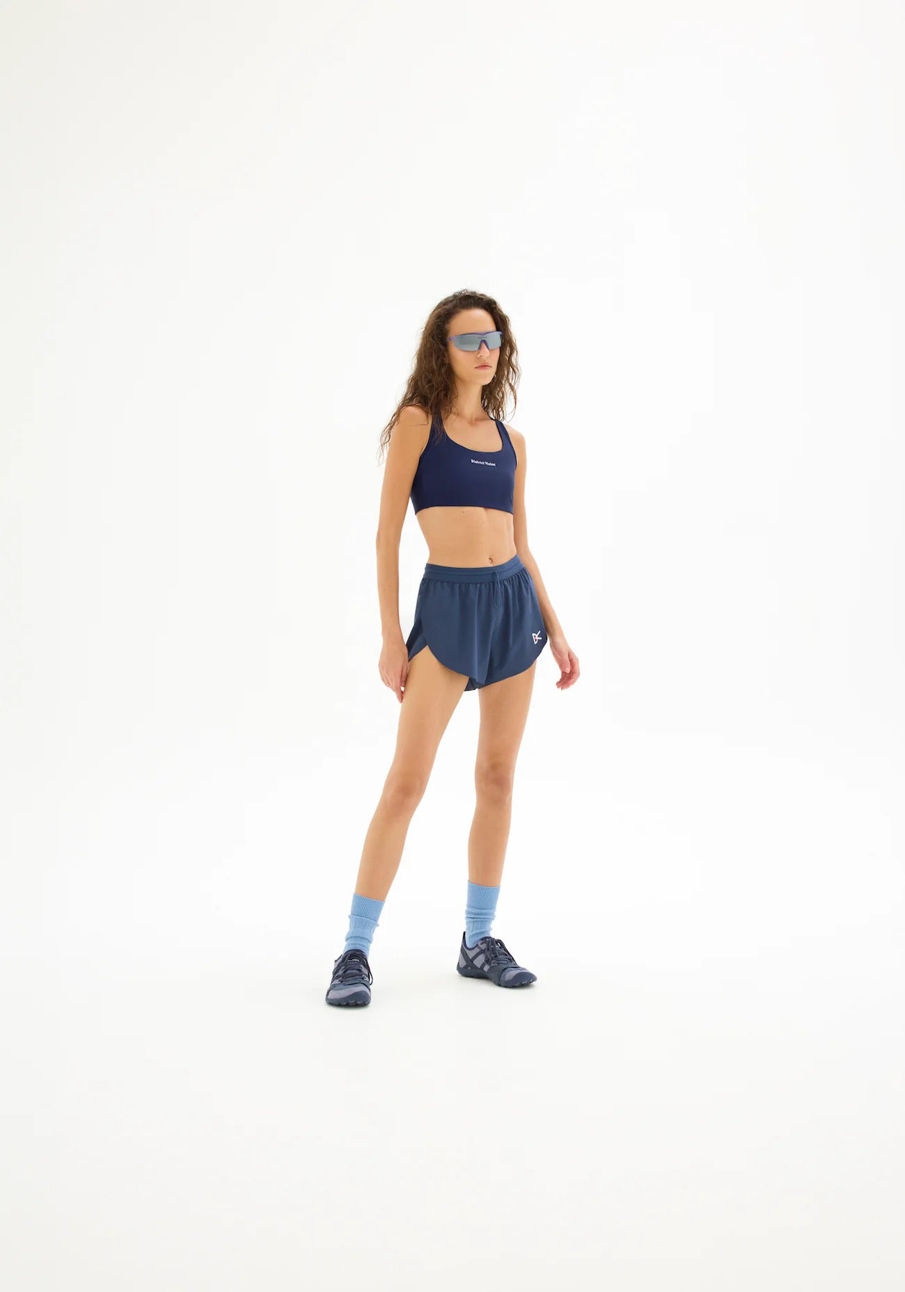 2 INCH SPLIT SHORTS pacific blue