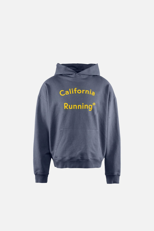 CALIFORNIA COTTON HOODIE blue