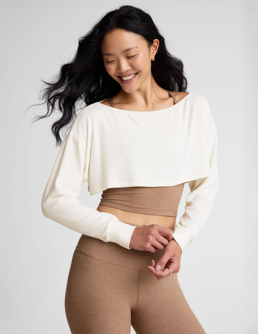DUET 2-WAY CONVERTIBLE SHRUG fresh snow