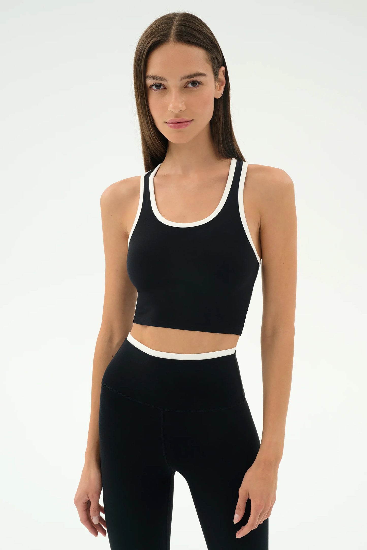 AMBER AIRWEIGHT BRALETTE black & white