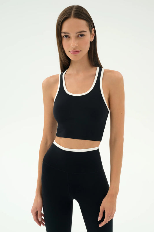 AMBER AIRWEIGHT BRALETTE black & white