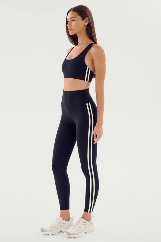 ELLA HIGH WAIST AIRWEIGHT 7/8 LEGGING black and white