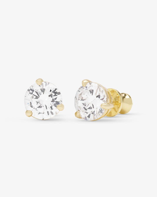 NOT YOUR BASIC 8MM STUDS gold