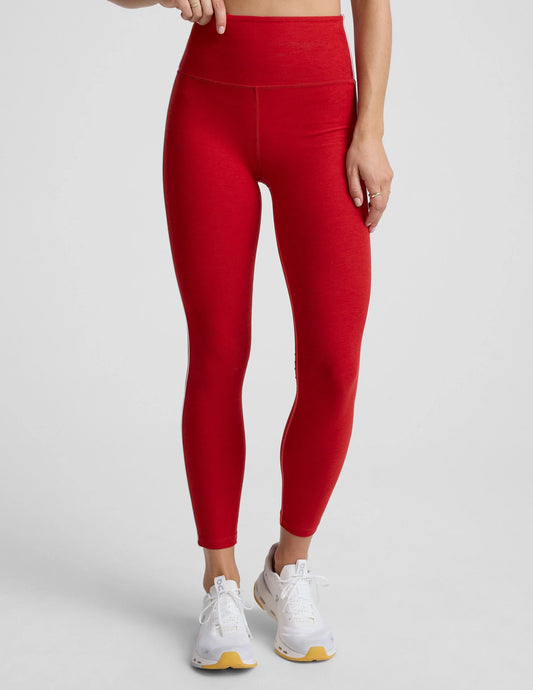 SPACEDYE READY MIDI LEGGING holly red heather