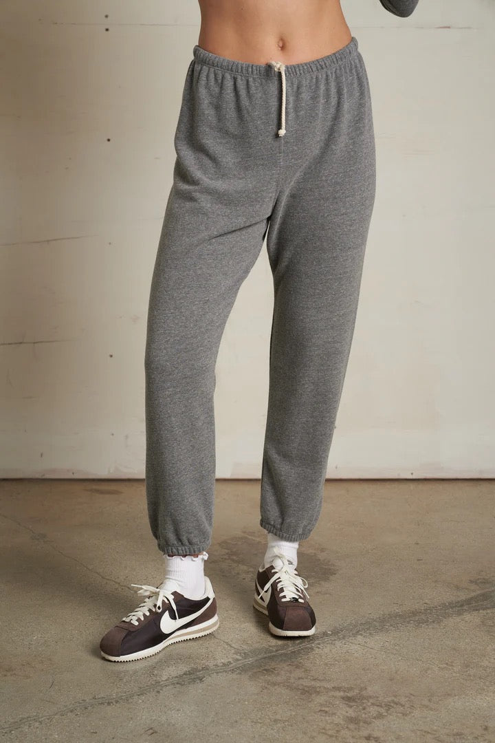 JOHNNY FRENCH TERRY EASY SWEATPANT dark heather grey