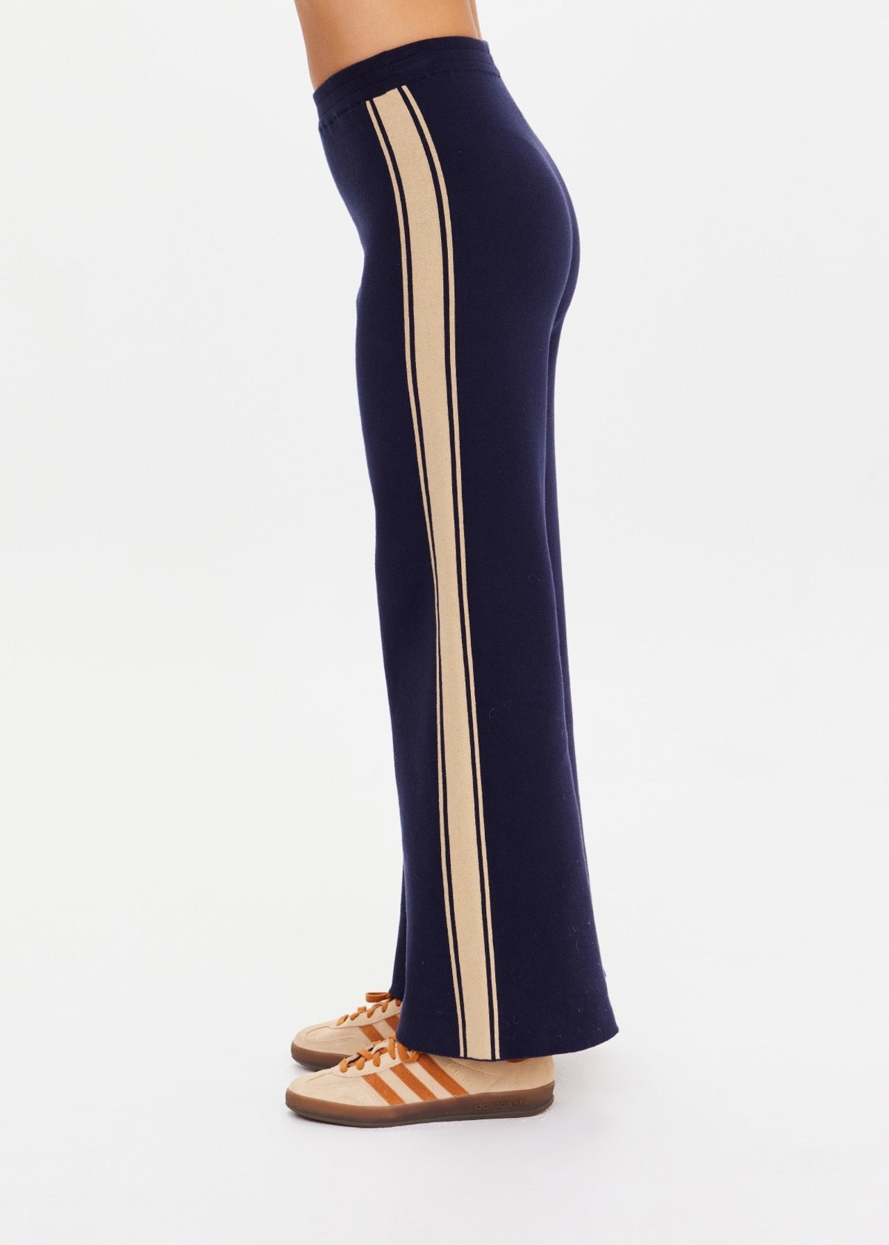 COSMO FREYA KNIT PANT navy