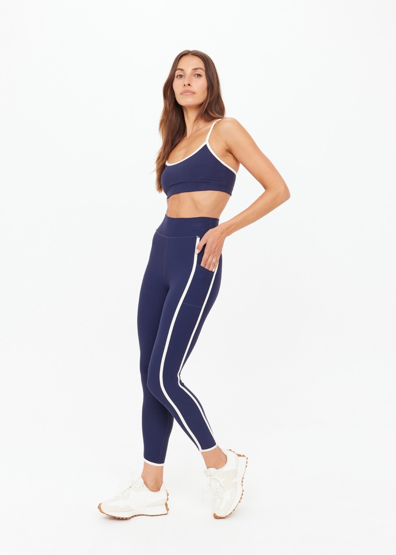 SAMARA 25IN MIDI PANT navy