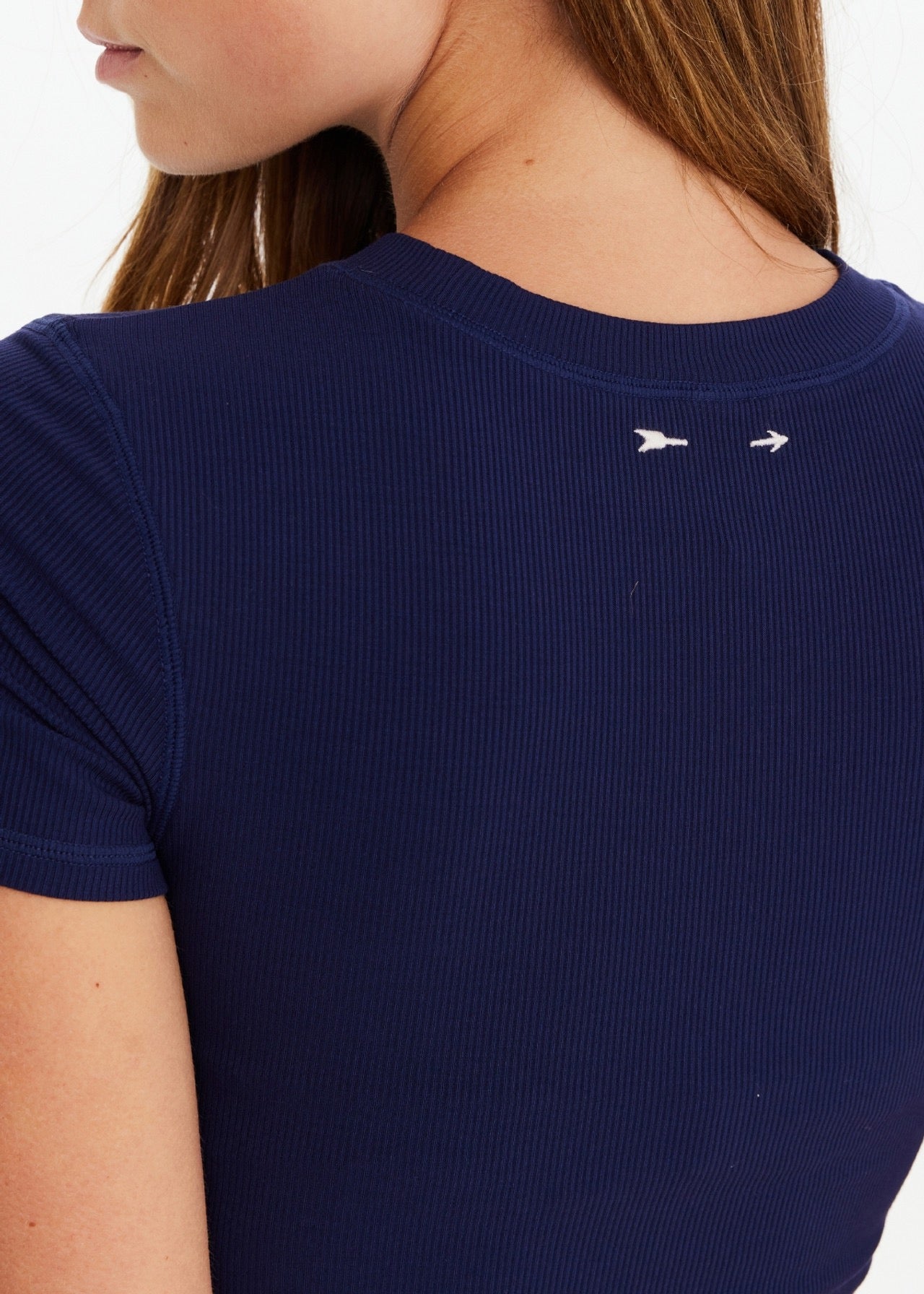 SHELTER FITTED TEE navy