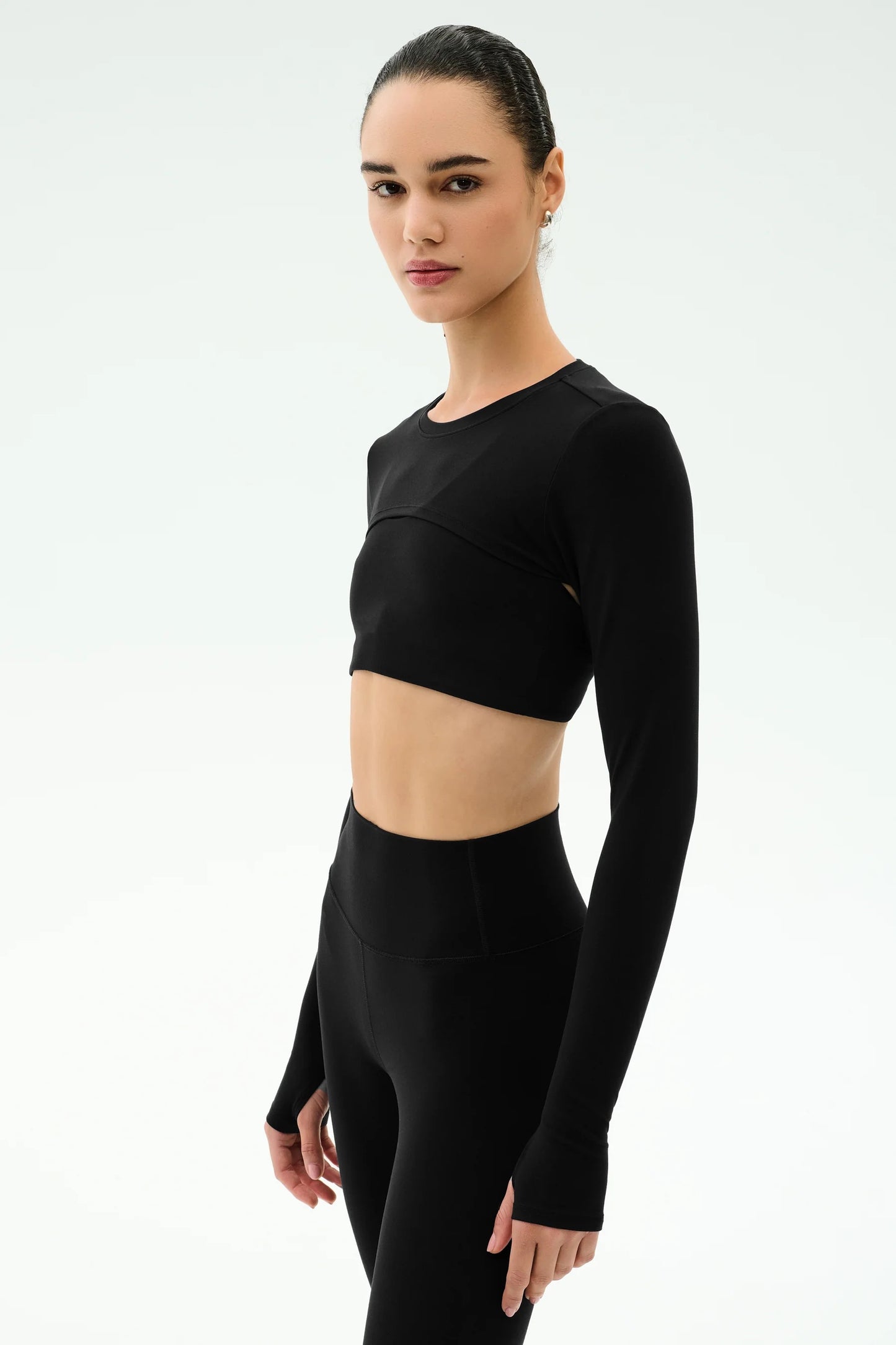 AMELIA AIRWEIGHT LITE SHRUG black