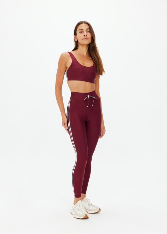 OXFORD 25in MIDI PANT merlot