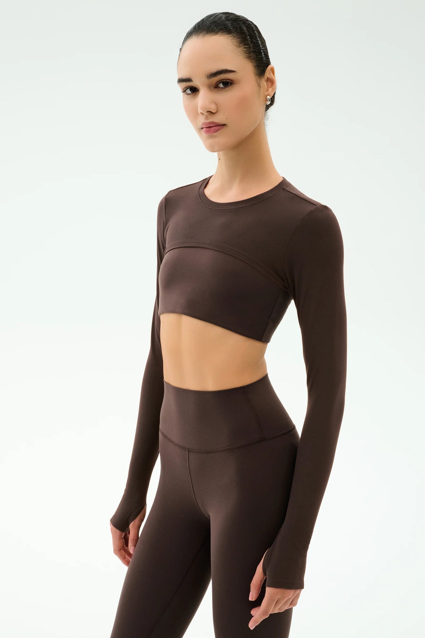 AMELIA AIRWEIGHT LITE SHRUG dark chocolate