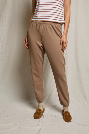 JOHNNY FRENCH TERRY EASY SWEATPANT mocha