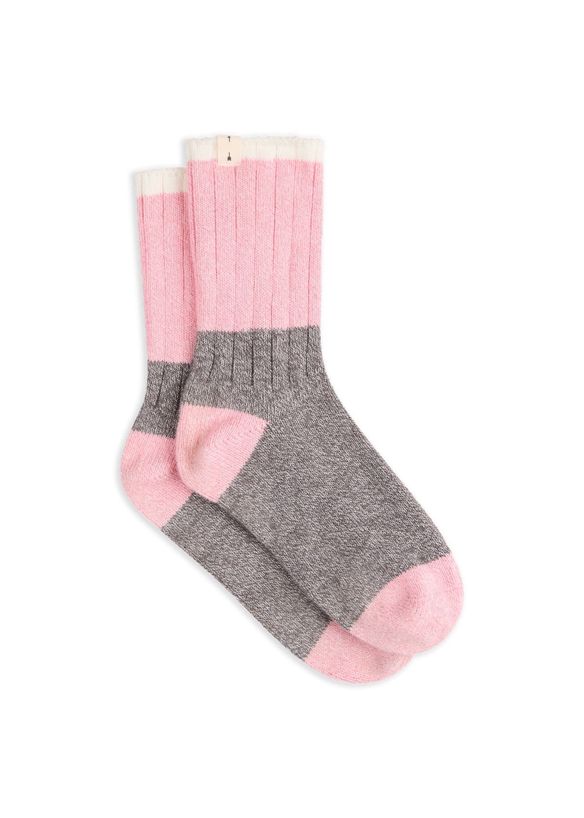 BLOCK CREW SOCK smoke grey
