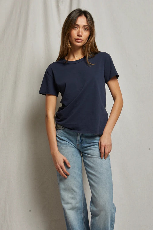 HARLEY BOXY TEE navy