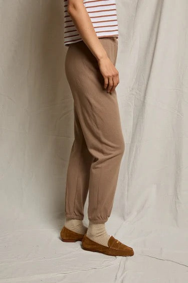 JOHNNY FRENCH TERRY EASY SWEATPANT mocha