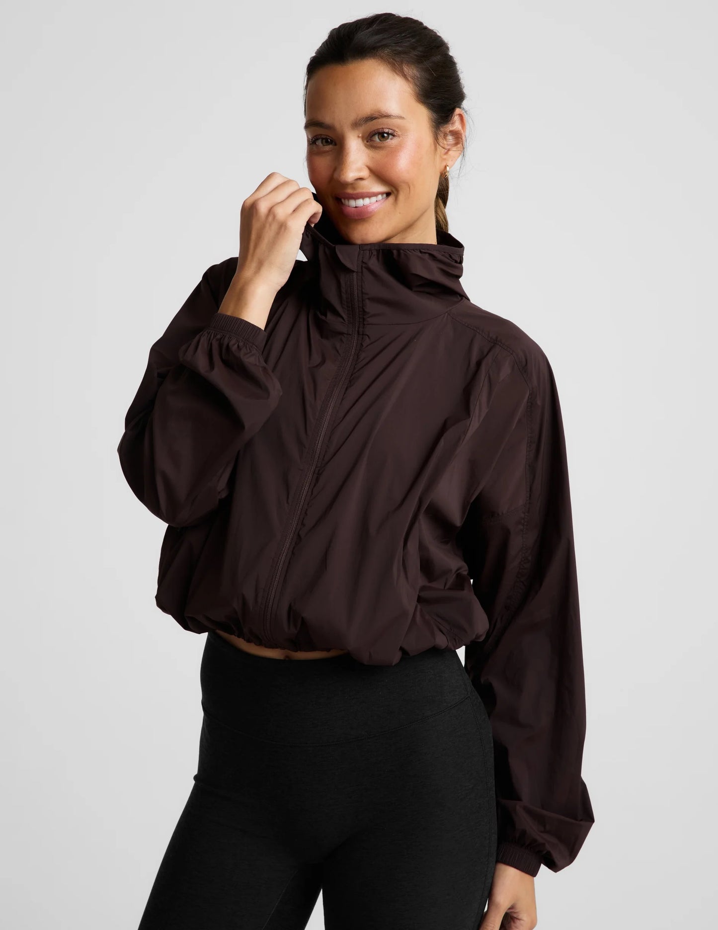 PLACES TO GO UV PROTECTION JACKET cocoa
